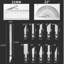 Etui Bisturís / Cutters (13 stück)