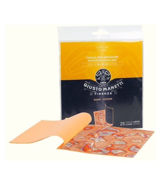 Libro Pan de Oro Variegatto Rojo- Imitación (25 hojas)