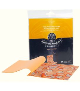 Libro Pan de Oro Variegatto Rojo- Imitación (25 hojas)
