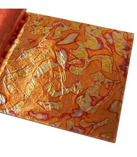 Libro Pan de Oro Variegatto Rojo- Imitación (25 hojas)