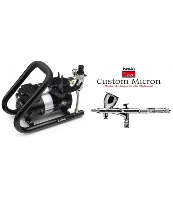 Set Aerografia Custom Micron Iwata