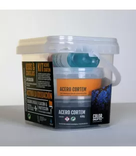 Kit, farbe corten stahl rostig