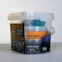 Kit vernice acciaio corten ossidato