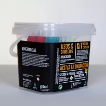 Kit vernice acciaio corten ossidato
