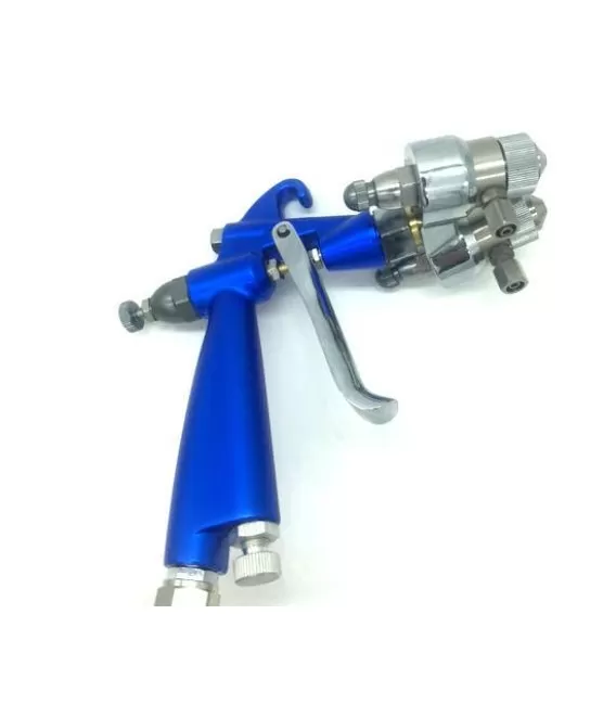 Pistola CROMATURA doppio Ugello