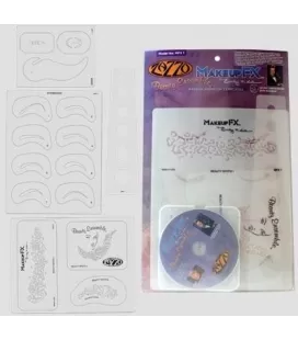 Plantilla Maquillaje Beauty Ensamble + DVD