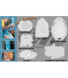 Plantilla Maquillaje Corporal Character + DVD