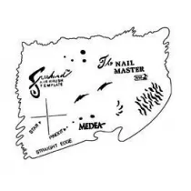 Vorlage Nail-Airbrush "Master 2-Formen Frei"