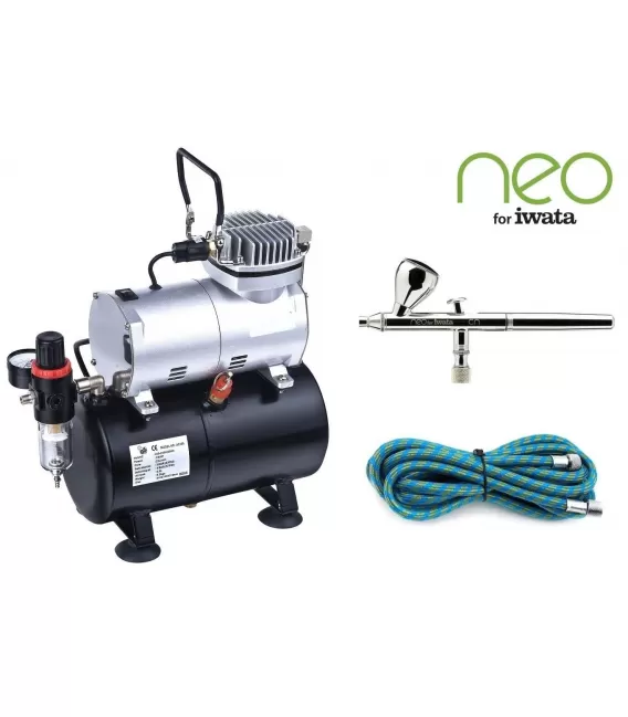 Ensemble Aérographe Iwata Neo