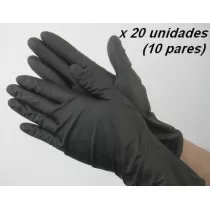 Handschuhe Nitrillo Extra Hart Schwarz (20ud)