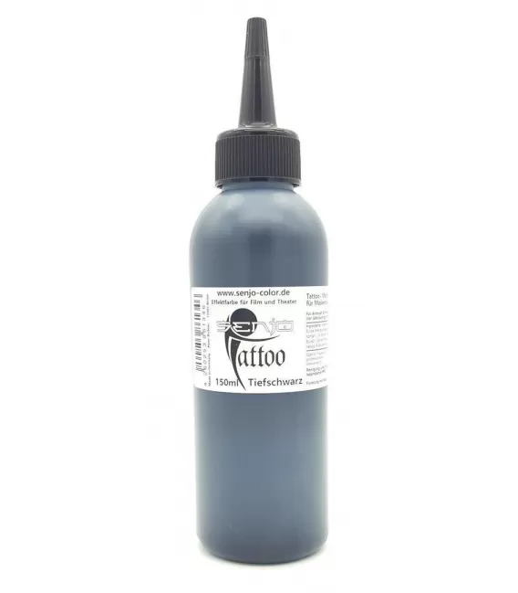 Inchiostro del Tatuaggio Temporaneo Senjo Nero - 150ml
