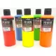 Kit Pinturas Aerografía Fluorescentes Premium Vallejo (5tud x 200ml)