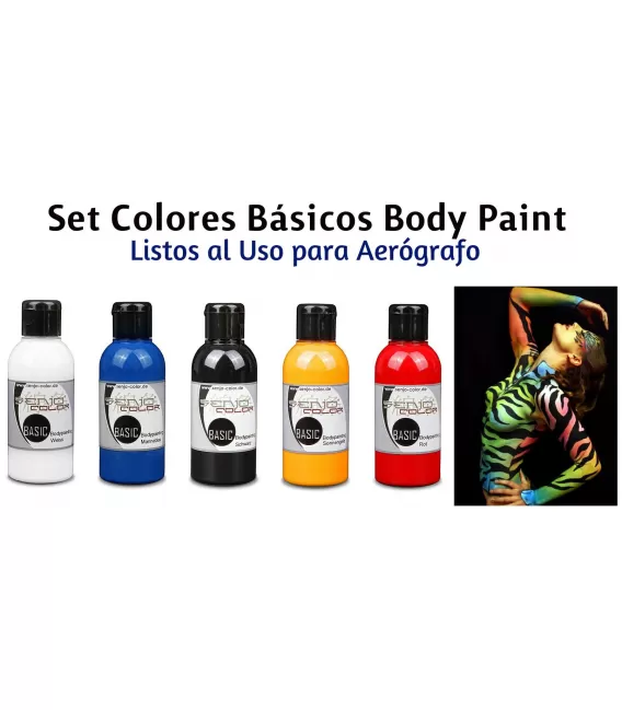Kit Paint Body Paint Basic Senjo (5ud x 75ml)