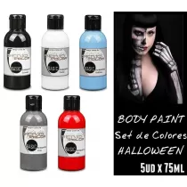 Kit Body Paint Halloween Senjo (5ud x 75ml)