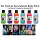 Kit de Tintas Body Paint Secundários Senjo (5ud x 75ml)