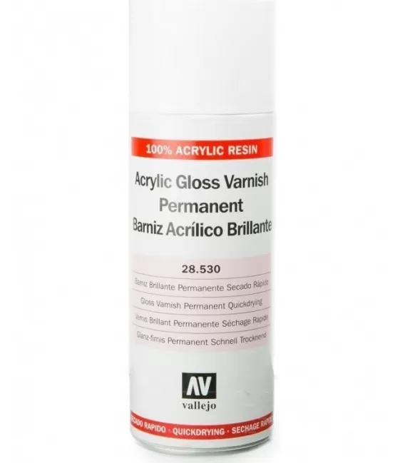 Spray Barniz Acrílico Brillante Vallejo