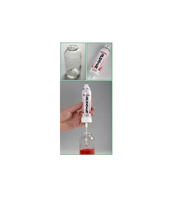 Spray de verniz HS bicomponente recarregável