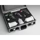 Set 3 Pistolen Koffer Aluminium (1,3 mm + 1,7 mm + 0.8 mm)