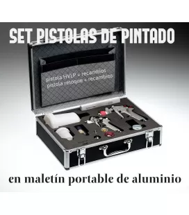 Maletin 2 Pistolas HVLP (1.4mm + 0.8mm)