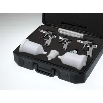 Maletin 3 Pistolas HVLP (1,7mm + 1.4mm + 0,8mm)