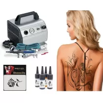Set Airbrush Tattoo Mittelstufe