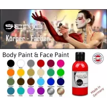 La peinture de la Peinture Corporelle SENJO (75 ml et 500 ml)