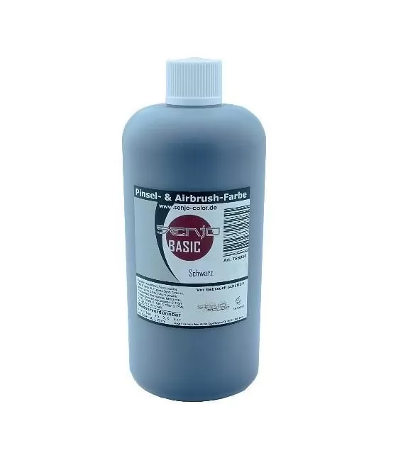 Schwarze farbe Senjo Body Paint 500ml