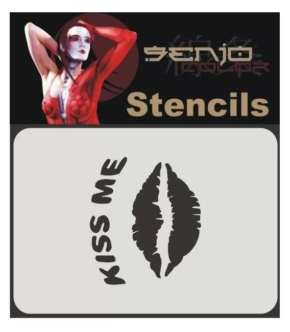 Vorlage Aerografia Kiss Me (10x15cm)
