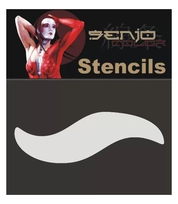 Modelo Aerografia Curva (10x15cm)