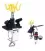 Support 4 airbrushes - Side