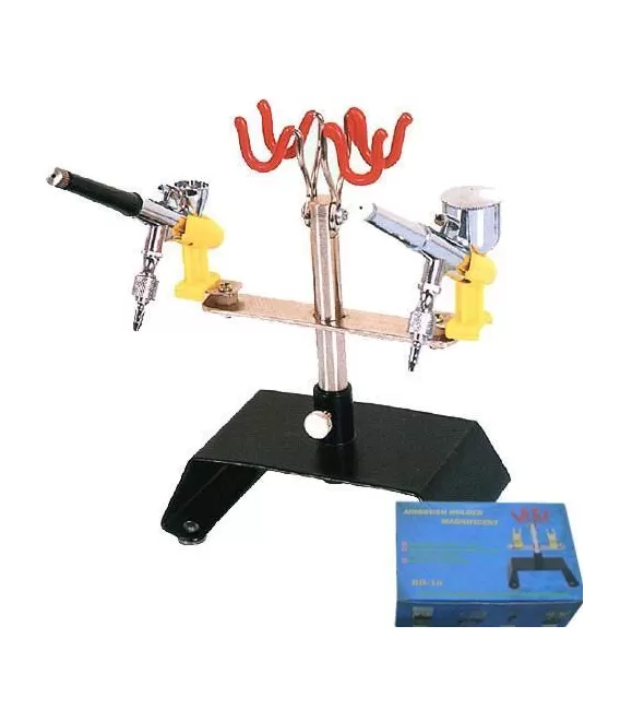Soporte 4 aerógrafos sobremesa