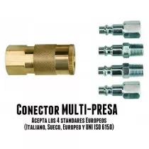 Hembra Multi Presa Conector