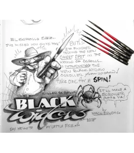 Pinsel Mack-Black Widow - Nº00