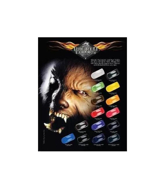 Set de Peintures Vrai Feu Méchants (6ud x 60ml)