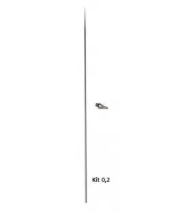 Kit Ugello/Ago 0,2 mm per Rookie 3-in-1