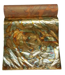 Libro Pan de Oro Variegatto Azul- Imitación (25 hojas)