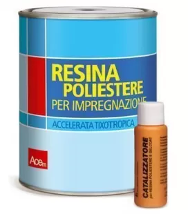 Harz polyester (Vitroresina) 1L + cat