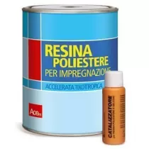 La résine de polyester (Vitroresina) 1L + chat