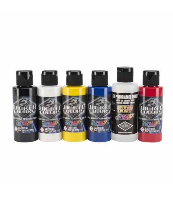 Définissez les Couleurs Méchants Couleurs Createx (6ud)