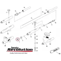 Peças REVOLUTION Aerógrafo Iwata