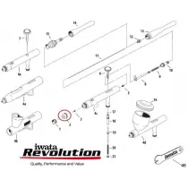 Recambios REVOLUTION Iwata (AR/BR/CR/BCR/SAR)