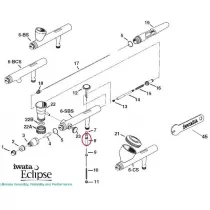 Recambios ECLIPSE Aerógrafo Iwata