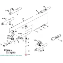 Recambios ECLIPSE Aerógrafo Iwata