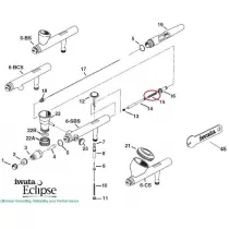 Recambios ECLIPSE Aerógrafo Iwata