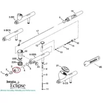 Ersatzteile ECLIPSE Airbrush Iwata