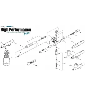 Recambios HIGH PERFORMANCE Aerógrafo Iwata