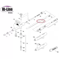 Di ricambio per Aerografo Iwata LINEA CIAO