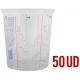 50ud Tazze di Vernice Mista 600ml