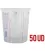 50ud Becher Mix-Lack 600ml