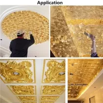 Buch 25 Blatt-Gold - Imitation